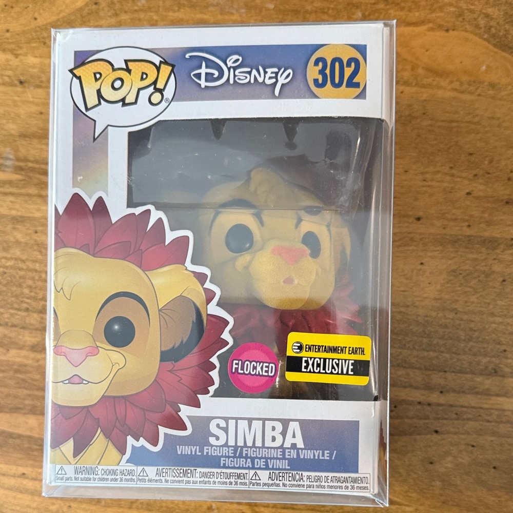 Funko Pop Disney Simba Exclusive Flocked Figure